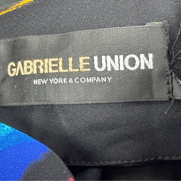 Gabrielle Union New York & Company Halter Top With Keyhole & Bow Back Sz L - Picture 5 of 6